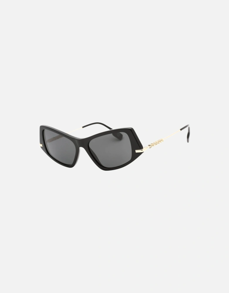 Dark Grey Lens Black Sunglasses