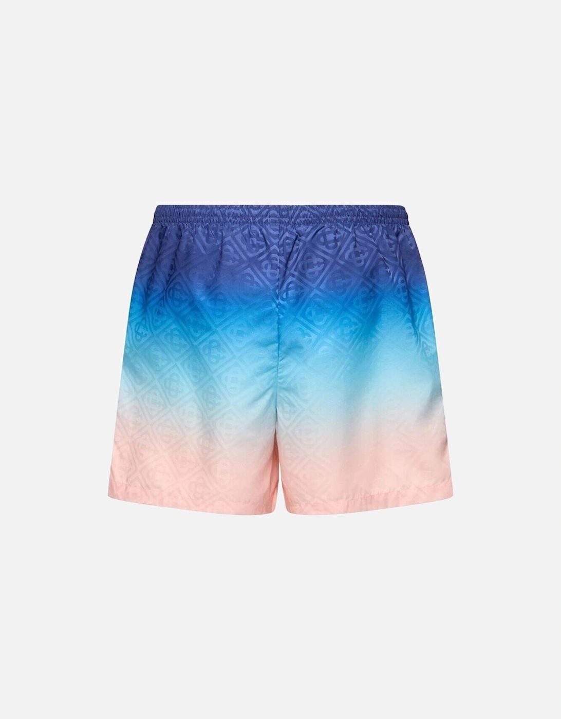 Gradient Jacquard Swim Shorts in Blue