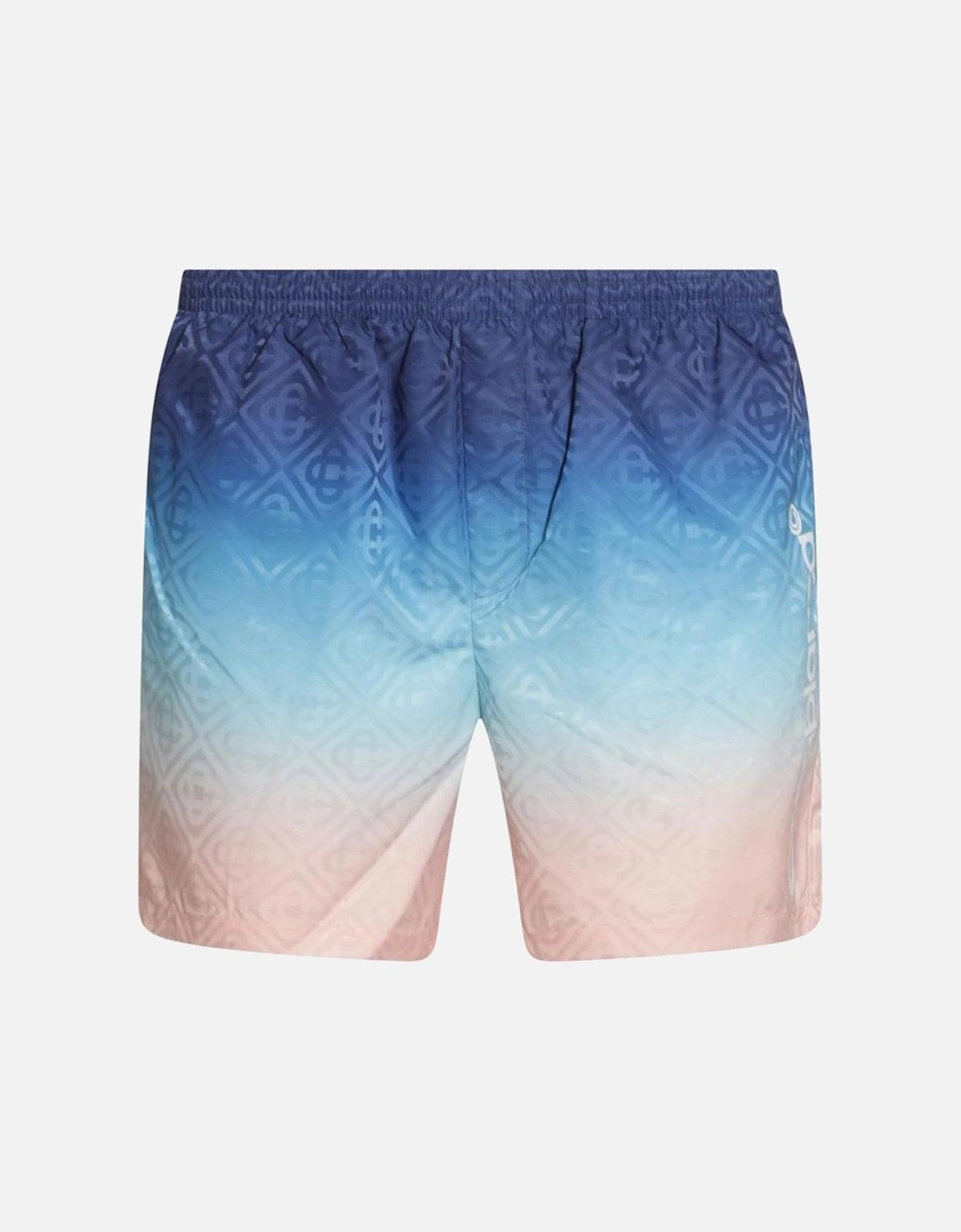 Gradient Jacquard Swim Shorts in Blue, 3 of 2