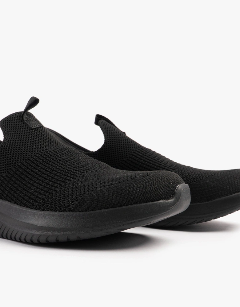 403844L/B SLIP-INS: ULTRA FLEX 3.0 - SMOOTH STEP Boys Trainers Black
