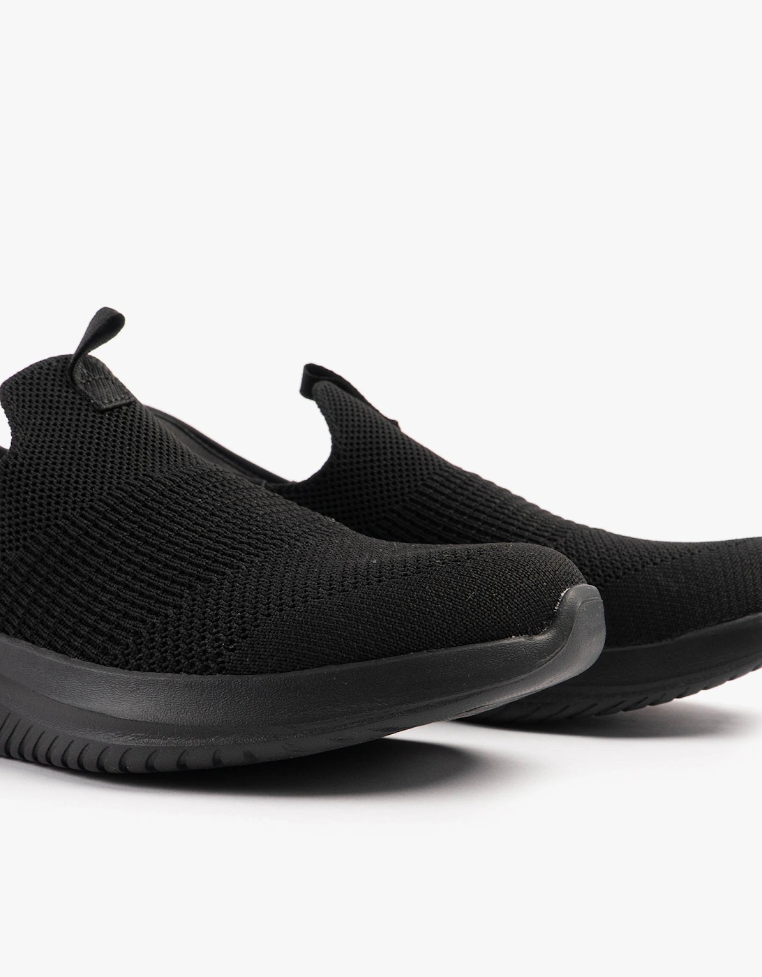 403844L/B SLIP-INS: ULTRA FLEX 3.0 - SMOOTH STEP Boys Trainers Black