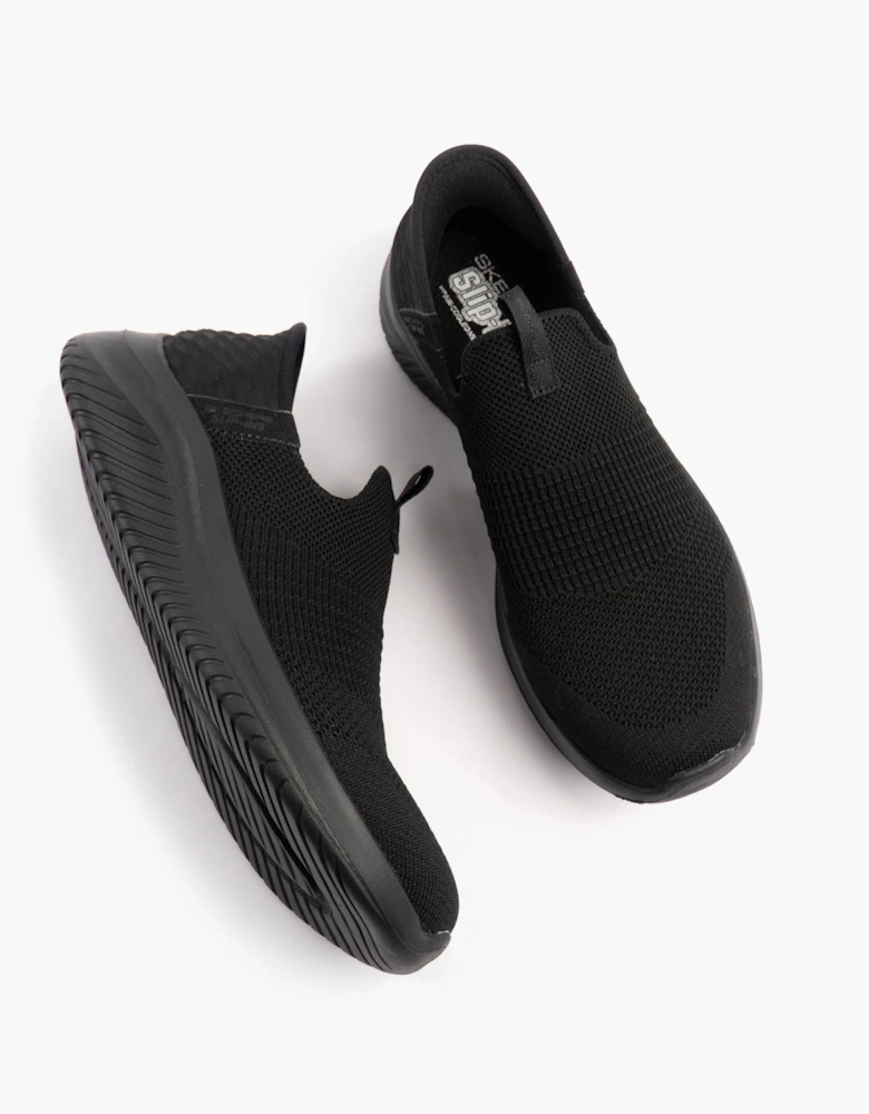 403844L/B SLIP-INS: ULTRA FLEX 3.0 - SMOOTH STEP Boys Trainers Black