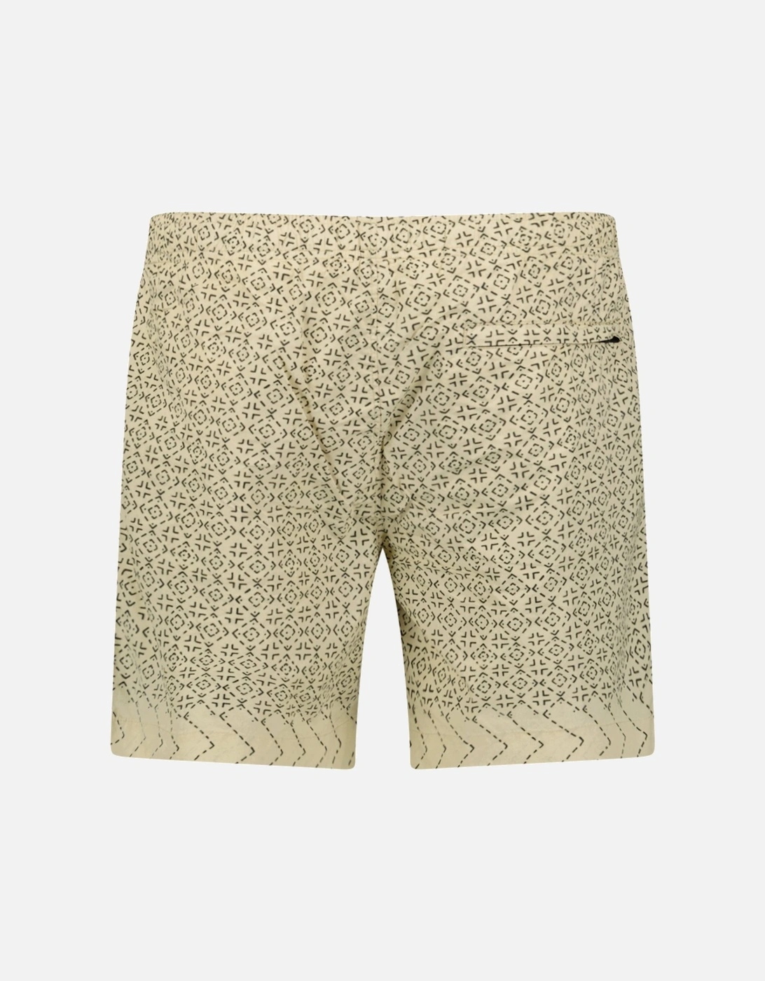 Print Baja Print Flatt Nylon Logo Swim Shorts Beige