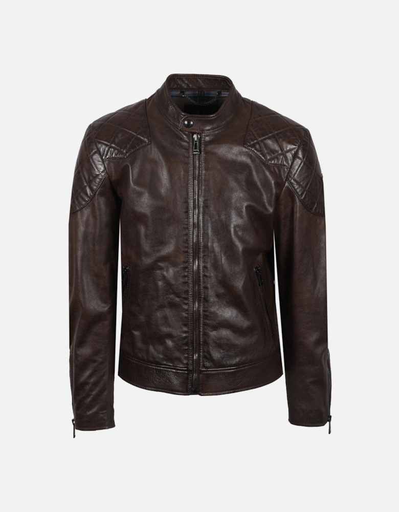 Outlaw Leather Jacket Dark Earth