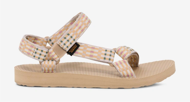 Original Universal Women's Check Taupe Sandals