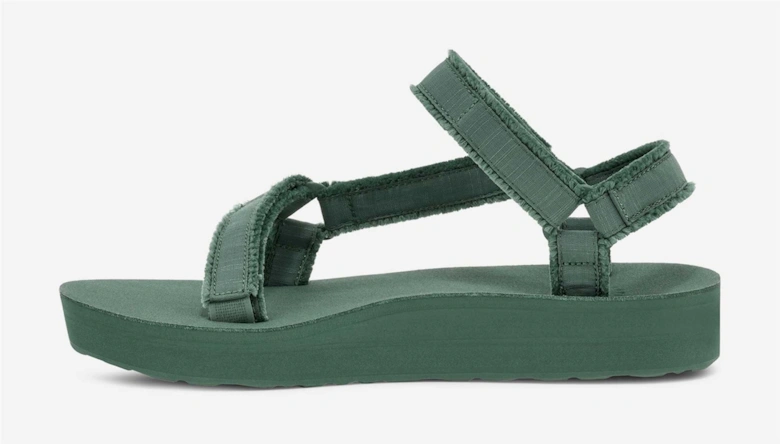 Midform Universal Canvas Women's Silver Pine Sandals