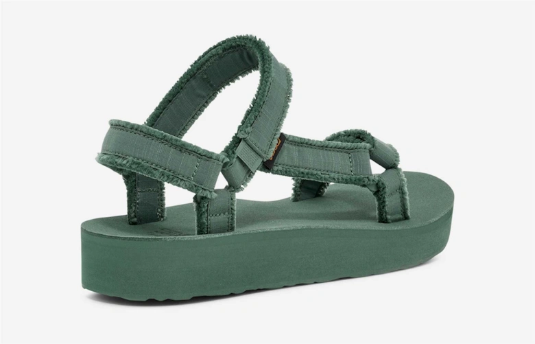 Midform Universal Canvas Women's Silver Pine Sandals