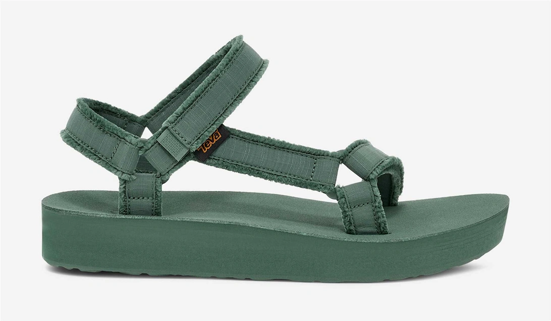 Midform Universal Canvas Women's Silver Pine Sandals
