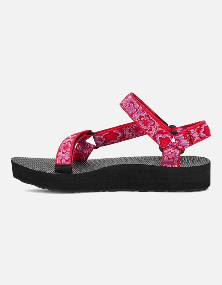 Midform Universal Women's Pink/Purple Floral Sandals