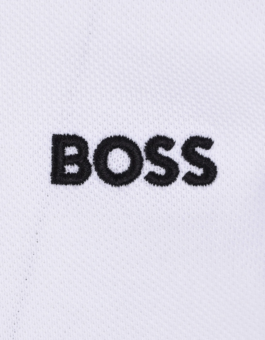 Boss Green Paddy Polo Open White with Blue