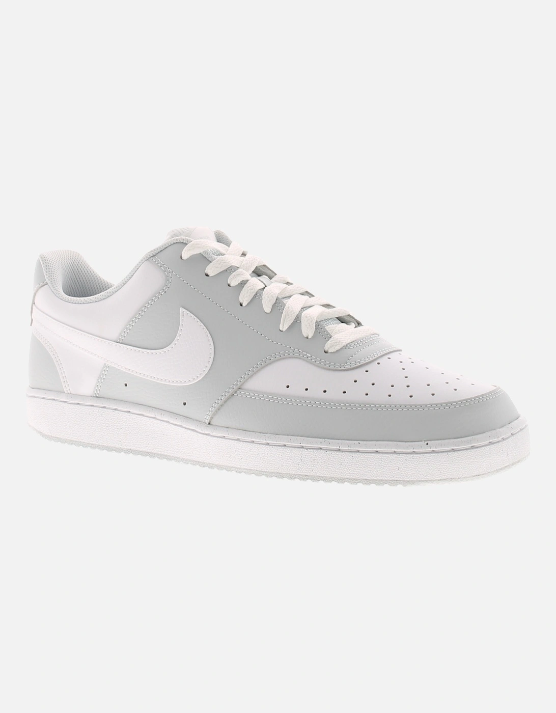 Mens Skate Shoes Court Vision Low Lace Up Rubber Soles Grey UK Size, 6 of 5