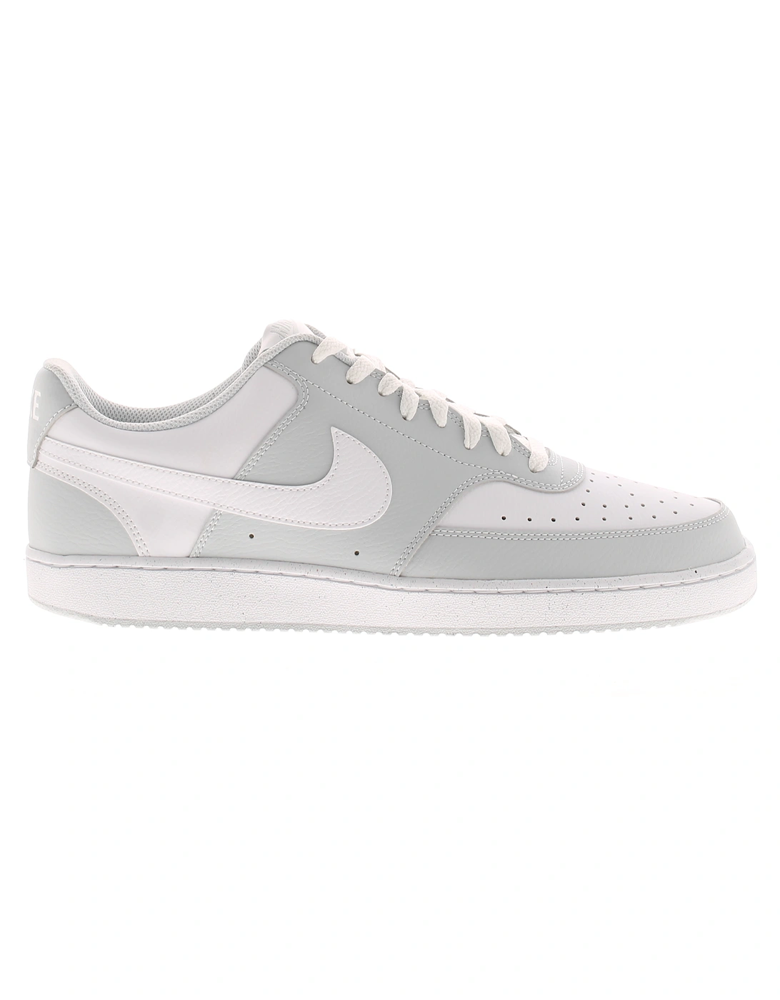 Mens Skate Shoes Court Vision Low Lace Up Rubber Soles Grey UK Size