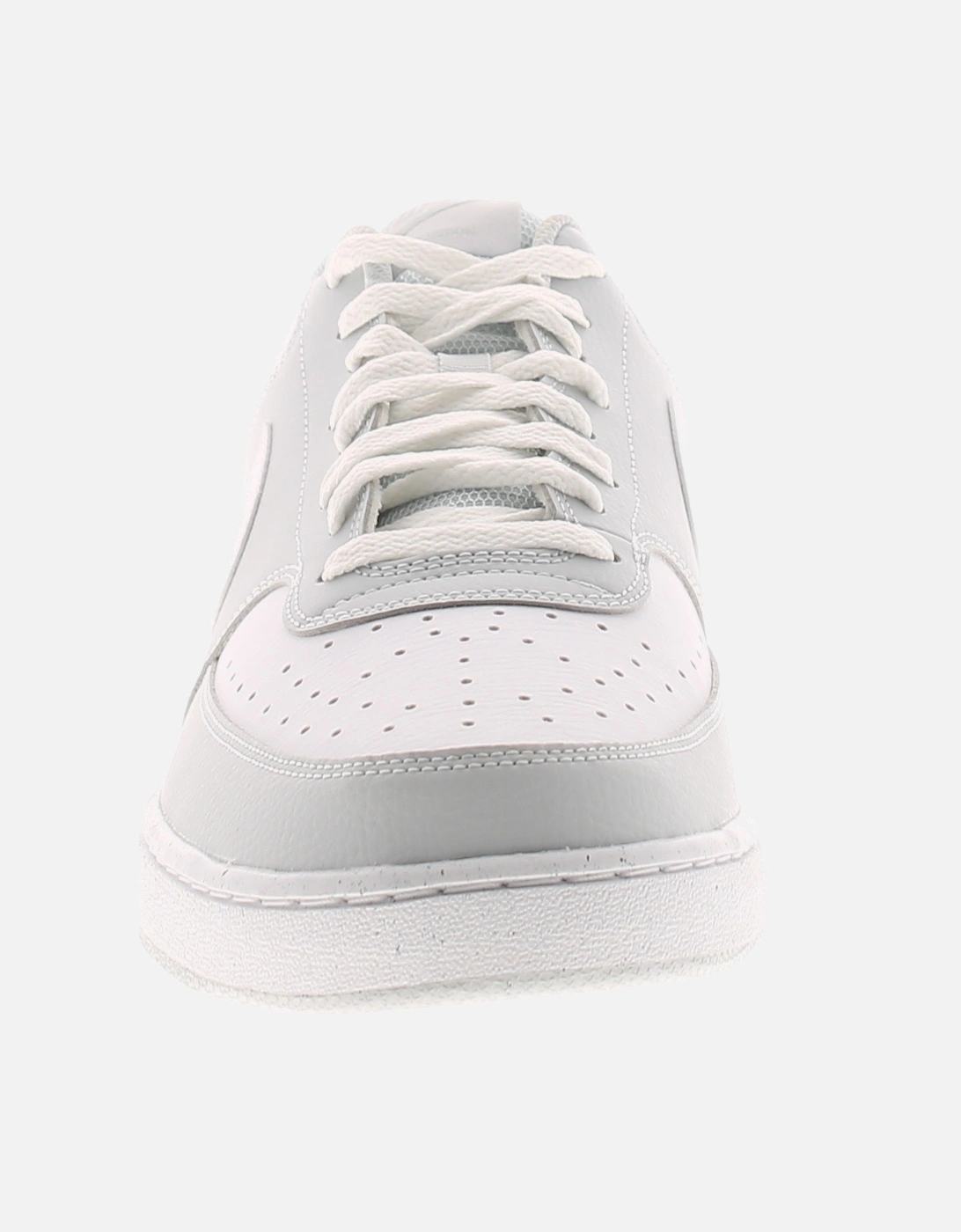 Mens Skate Shoes Court Vision Low Lace Up Rubber Soles Grey UK Size
