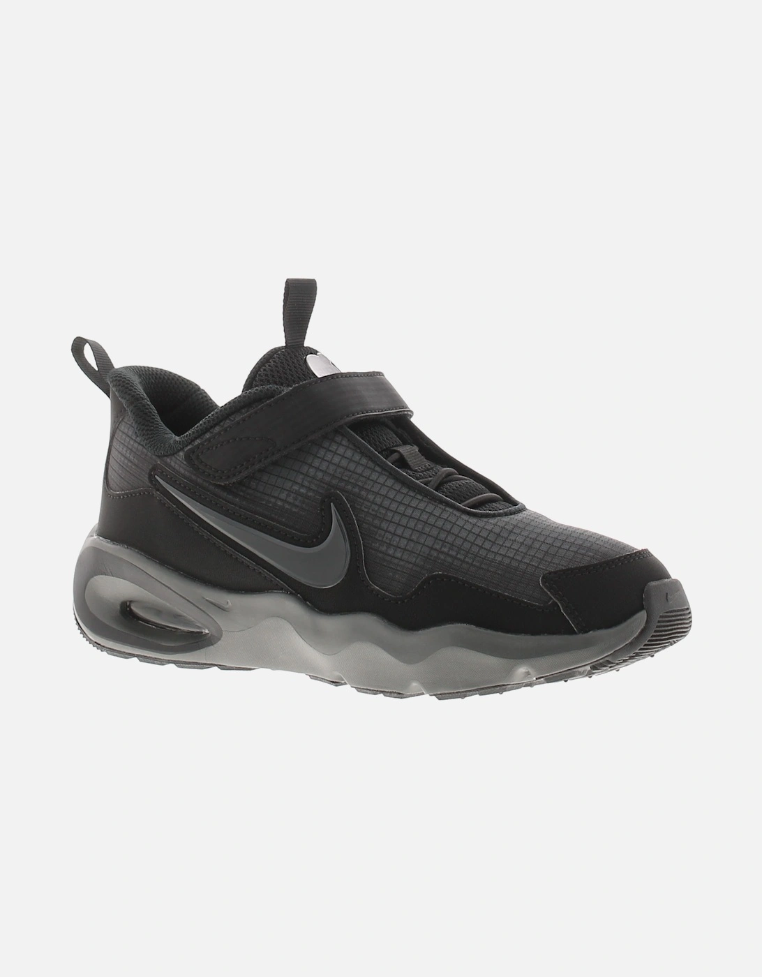 Nike Boys Trainers Air Max Nova Ps Touch Fastening Elastic Laces Black UK Size, 6 of 5