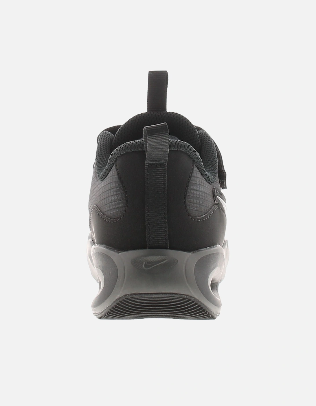 Nike Boys Trainers Air Max Nova Ps Touch Fastening Elastic Laces Black UK Size