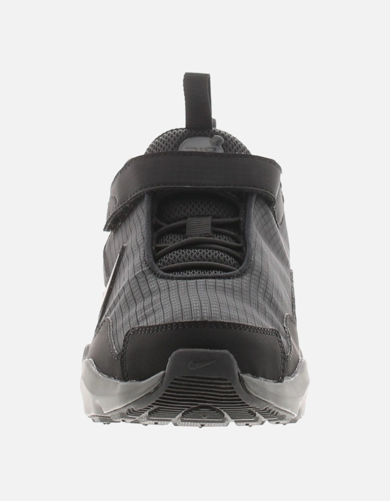 Nike Boys Trainers Air Max Nova Ps Touch Fastening Elastic Laces Black UK Size