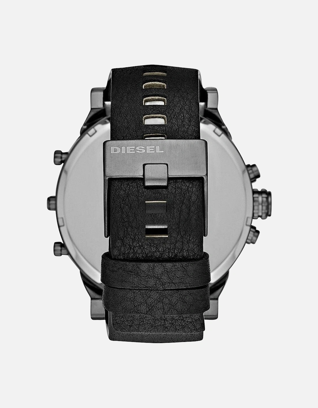DZ7348 Mr. Daddy 2.0 Black Dial Black Leather Men's Watch