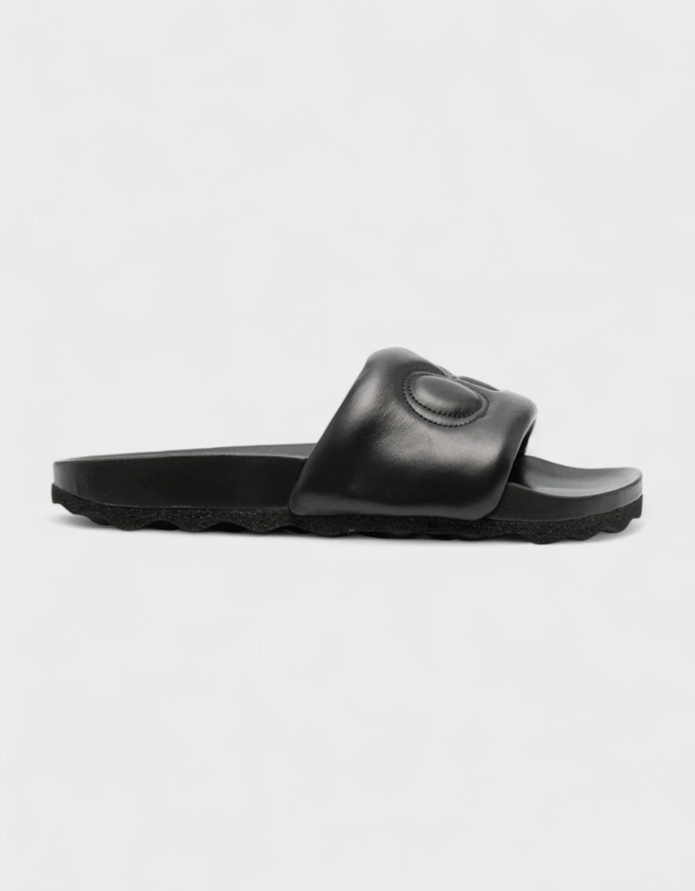 Bookish Leather Sliders