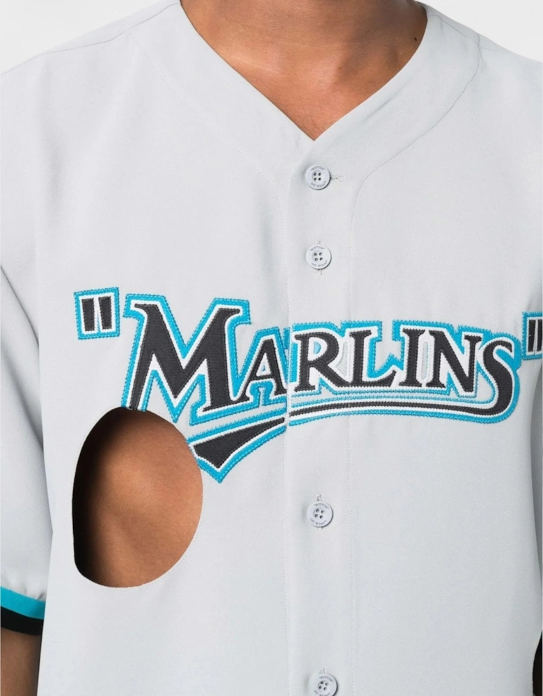 Miami Marlins Cut-Out Shirt