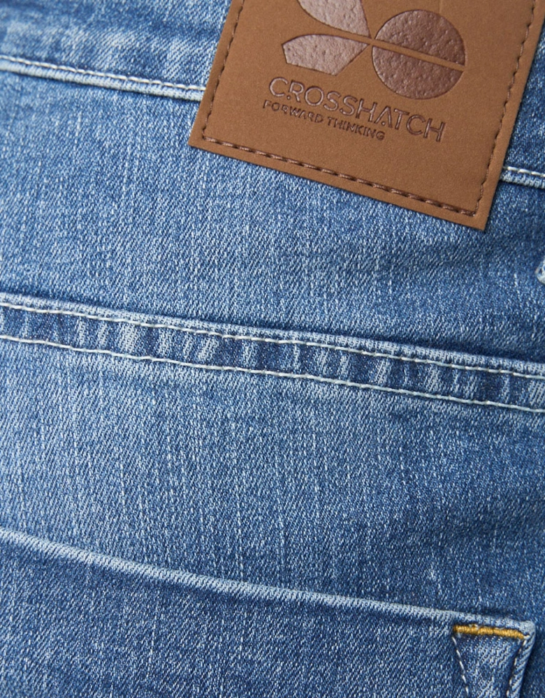 Riptrey Scratch Detail Denim Shorts