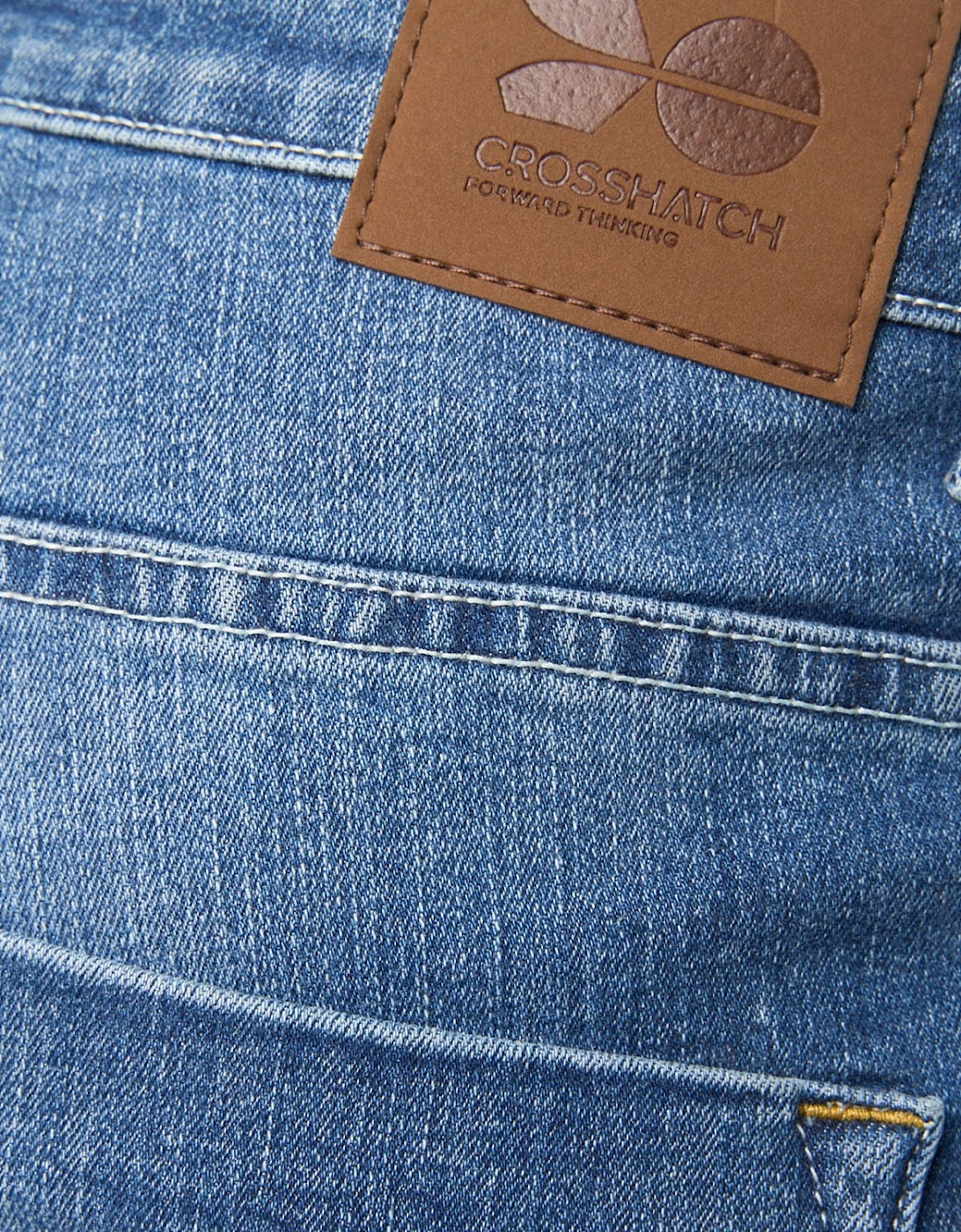 Riptrey Scratch Detail Denim Shorts