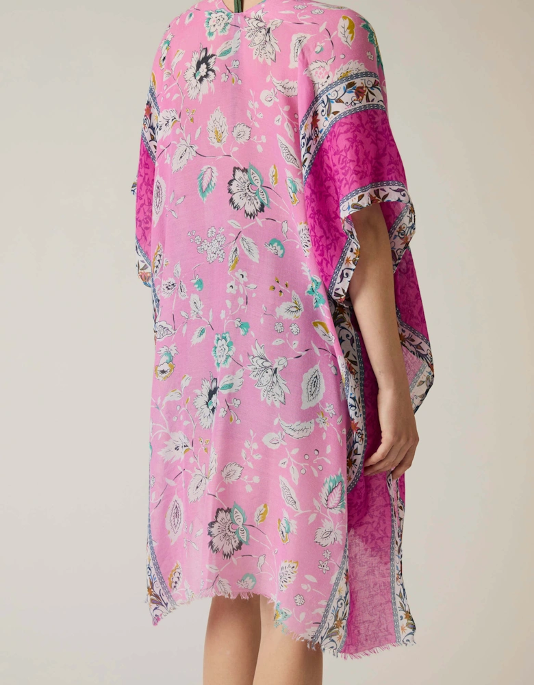 Floral Paisley Pink Kaftan