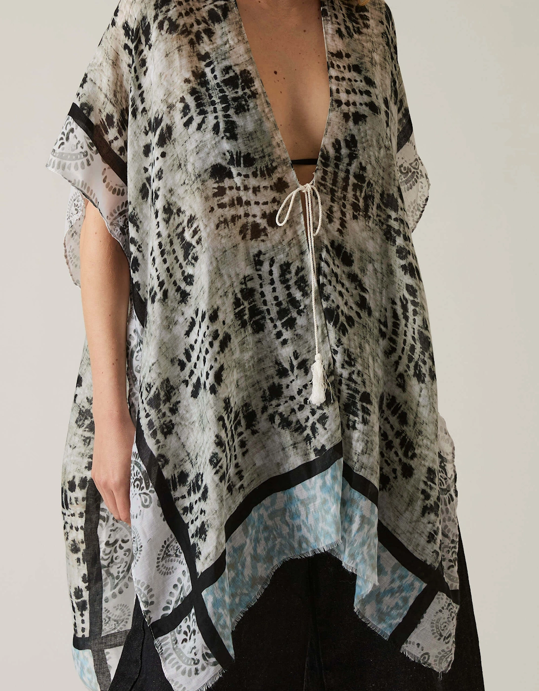 Boho Chic Black Kaftan
