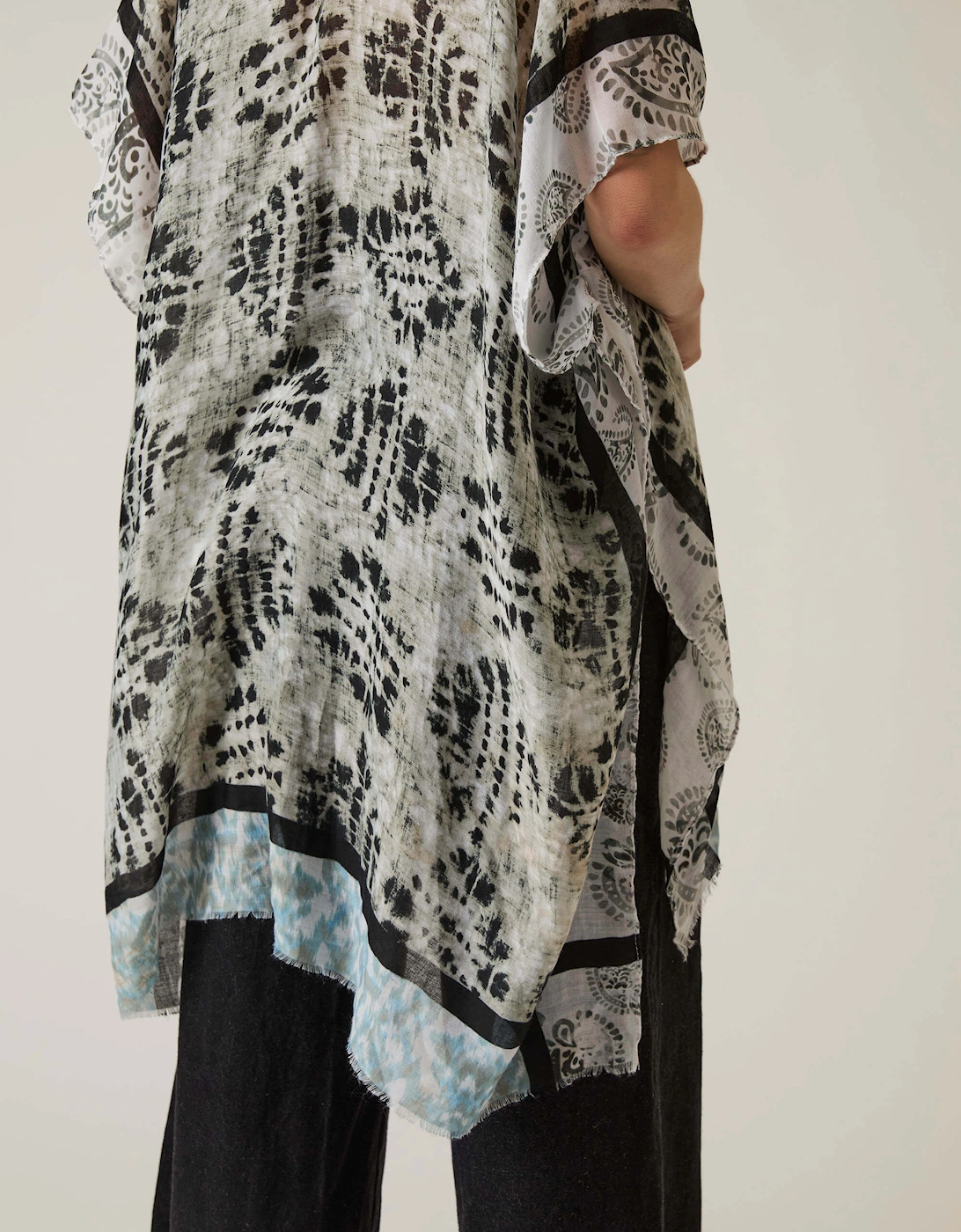 Boho Chic Black Kaftan