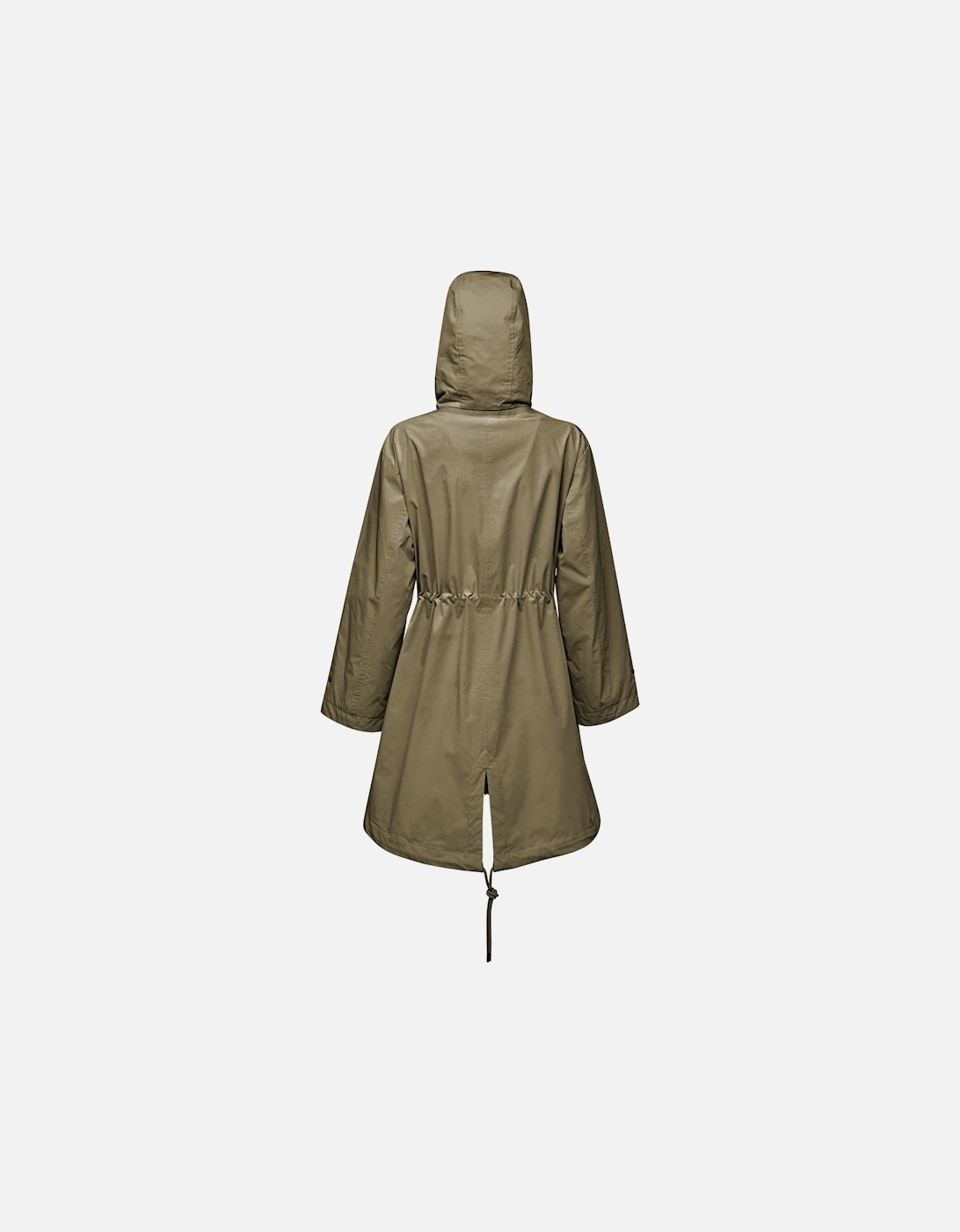 W Claudin Women's Olive Parka Coat