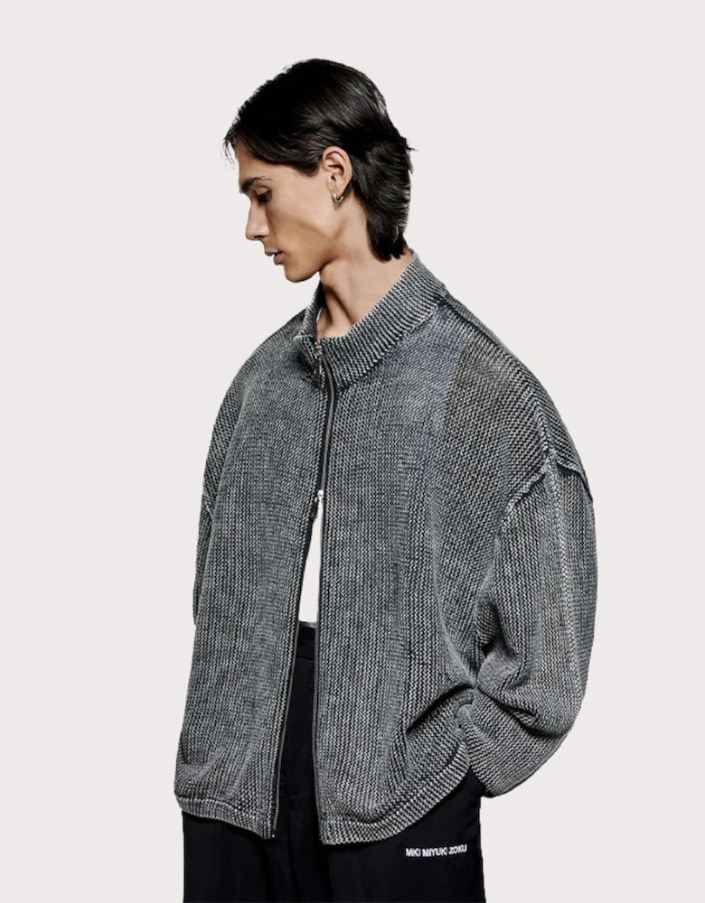 Pigment Dyed Loose Gauge Track Jacket