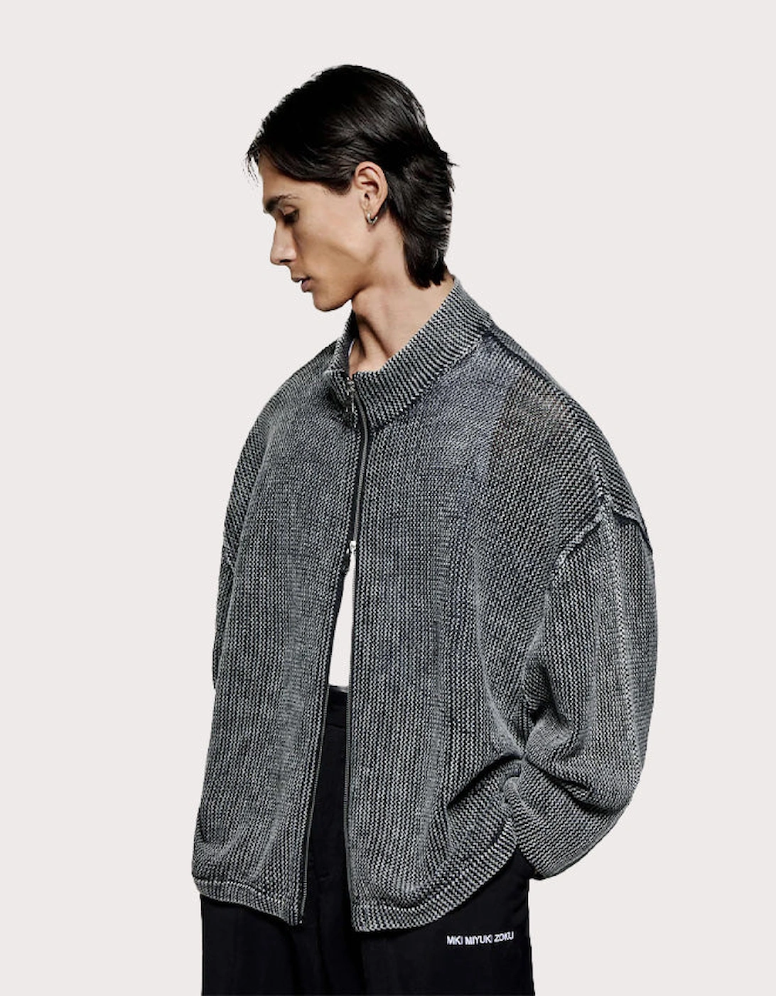 Pigment Dyed Loose Gauge Track Jacket, 6 of 5