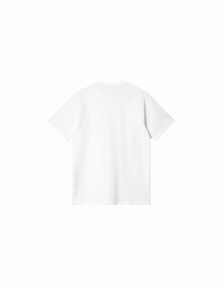 Pocket heart T-shirt - White/Red