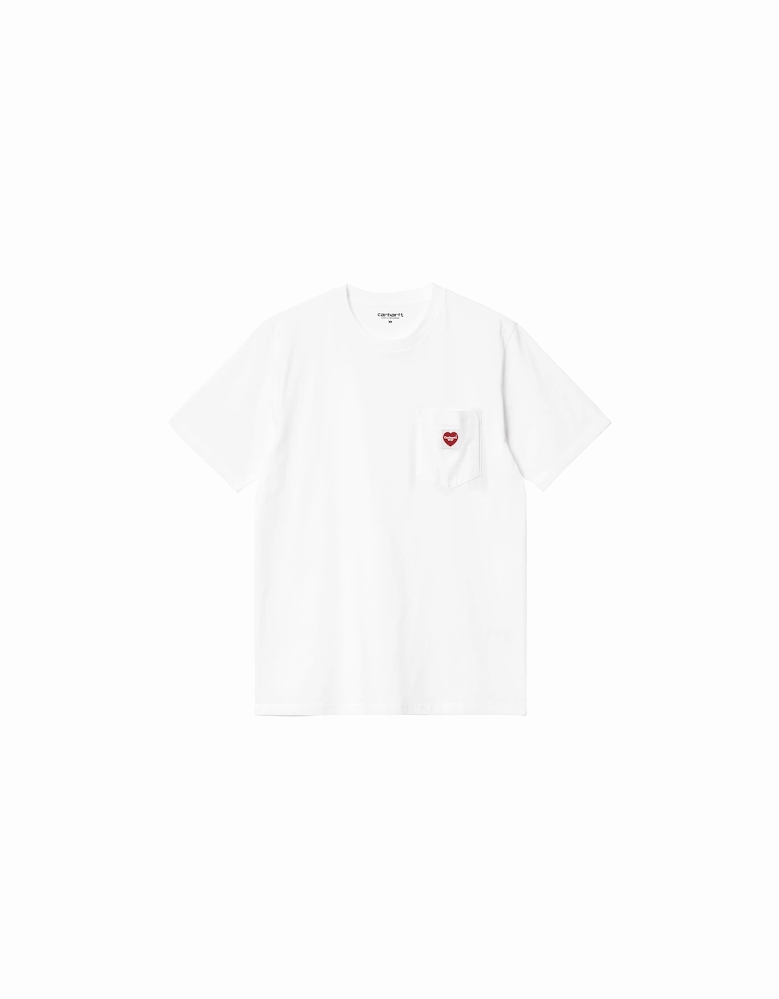 Pocket heart T-shirt - White/Red, 3 of 2