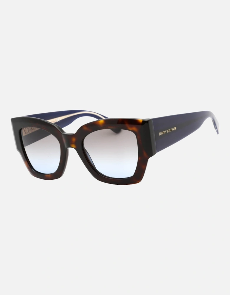 Thick Framed Dark Havana Brown Sunglasses