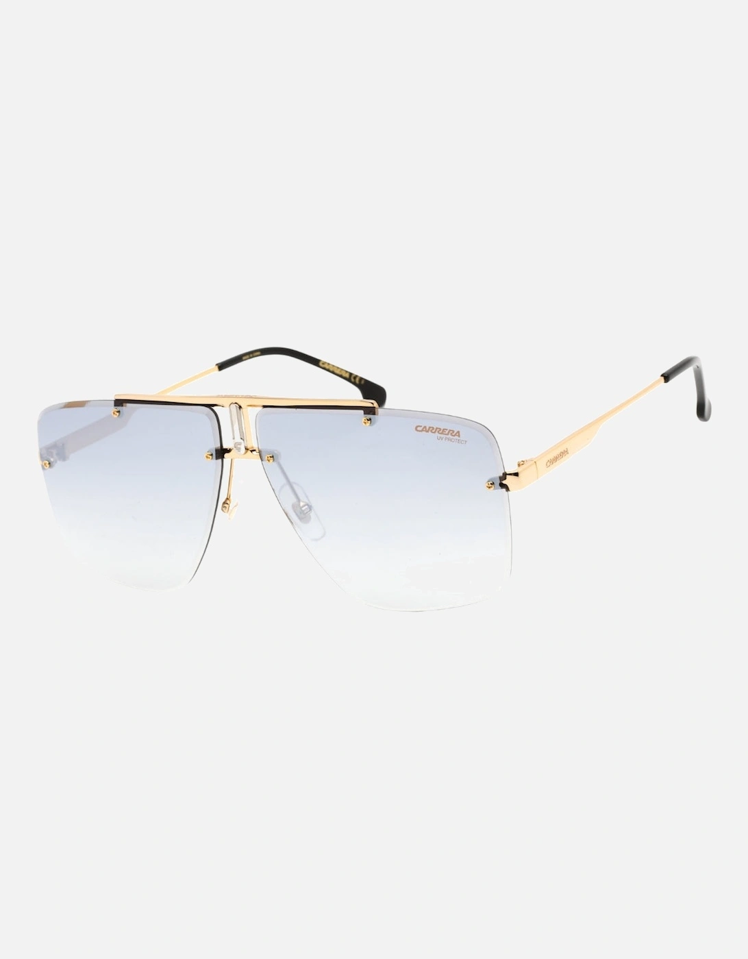 Gold Frame Grey Mirror Shaded Lensed Sunglasses, 3 of 2