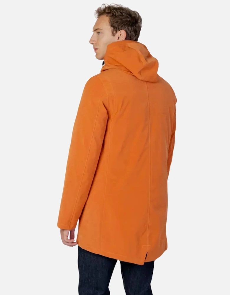 Aquascutum Active 3-Way Parka Rust Orange Jacket