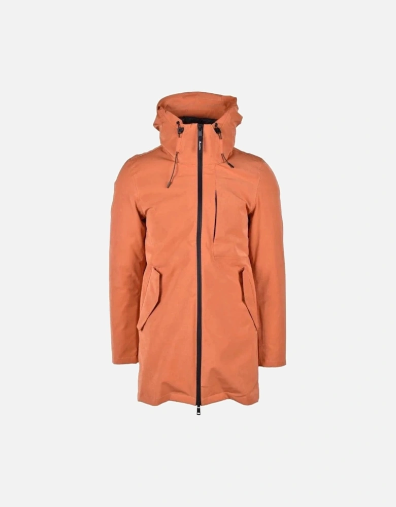 Aquascutum Active 3-Way Parka Rust Orange Jacket