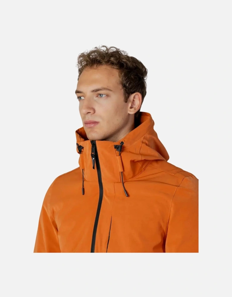 Aquascutum Active 3-Way Parka Rust Orange Jacket