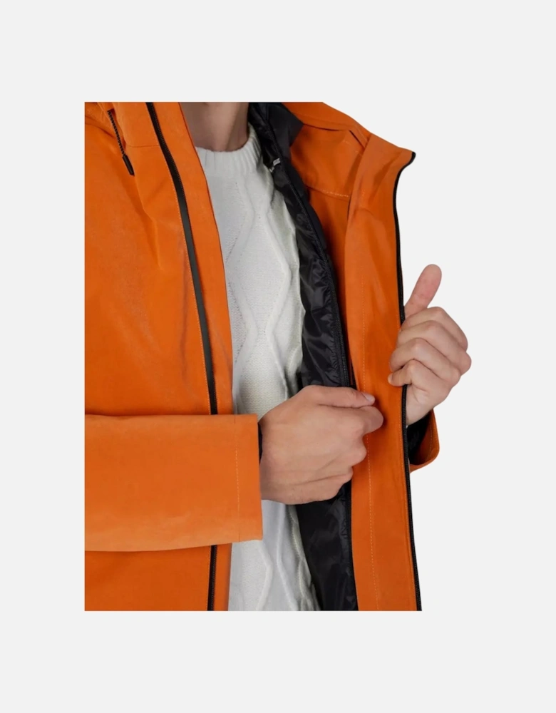 Aquascutum Active 3-Way Parka Rust Orange Jacket