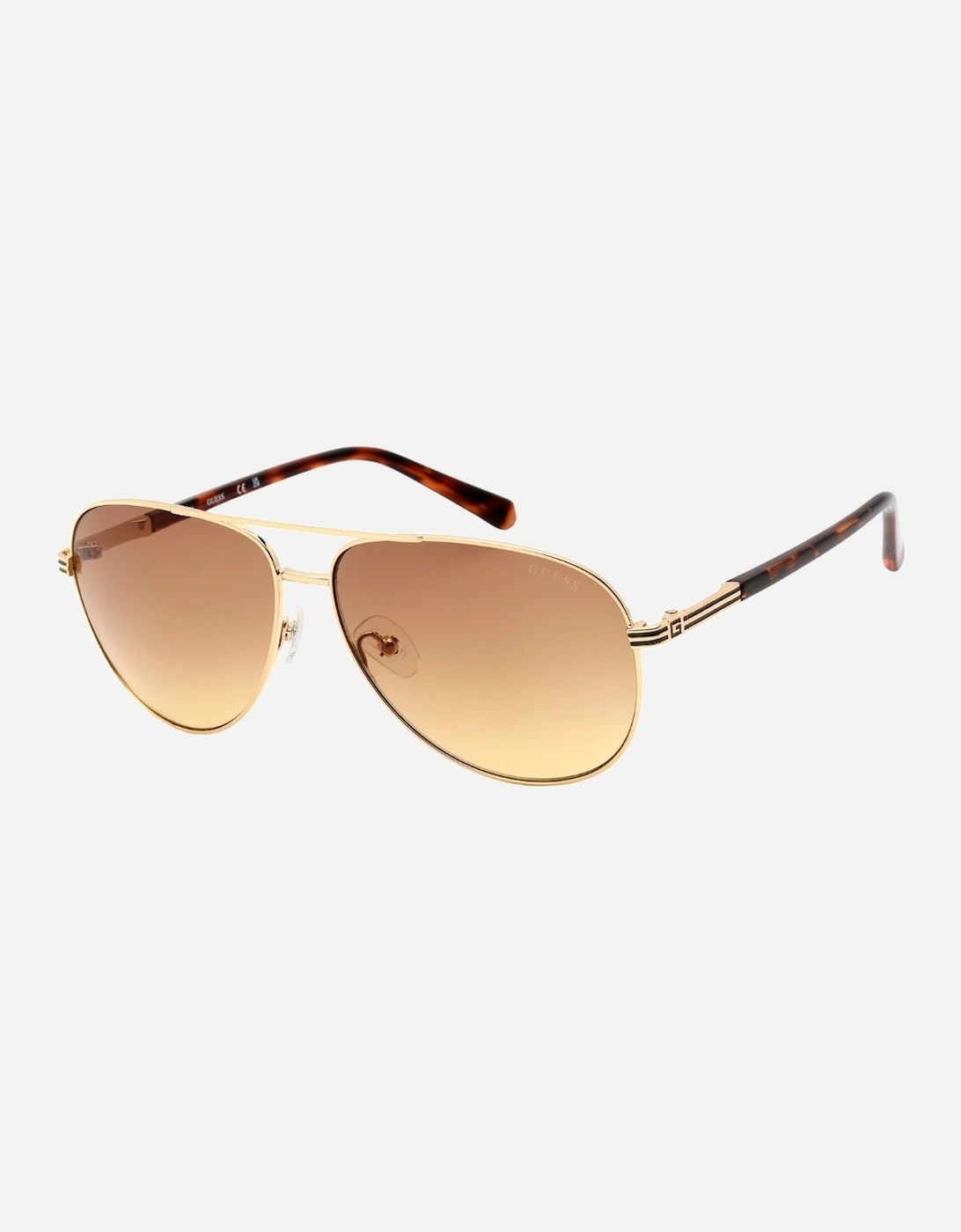 Gold Frame Gradient Brown Lens Sunglasses, 3 of 2