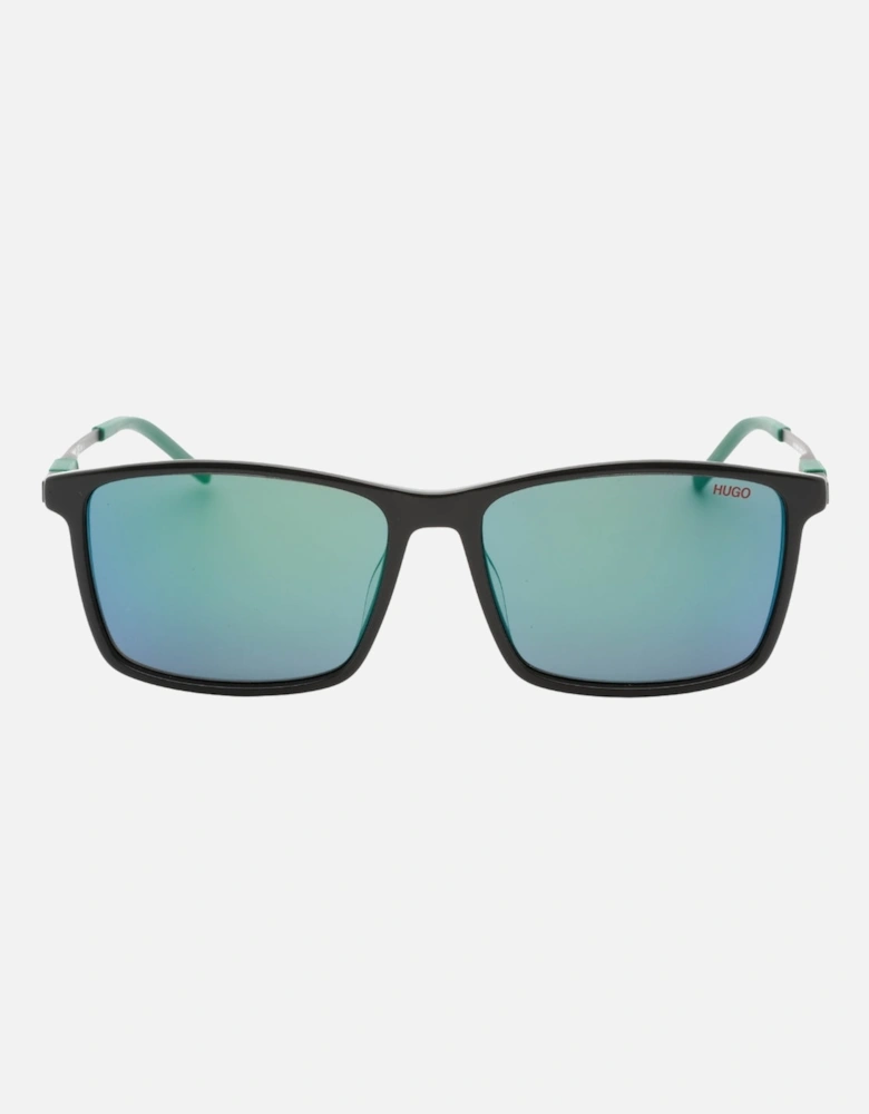Green Multilayer Lensed Green Framed Sunglasses