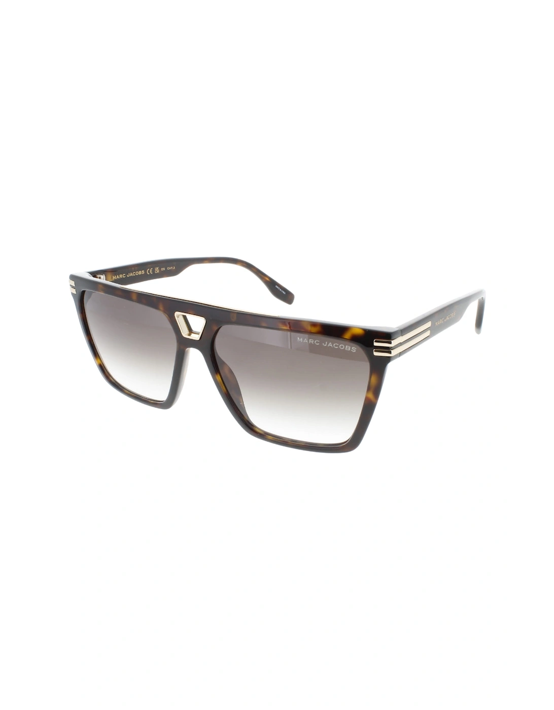 Men's Marc Jacobs Havana Brown Square Framed Sunglasses - Size: ONE size