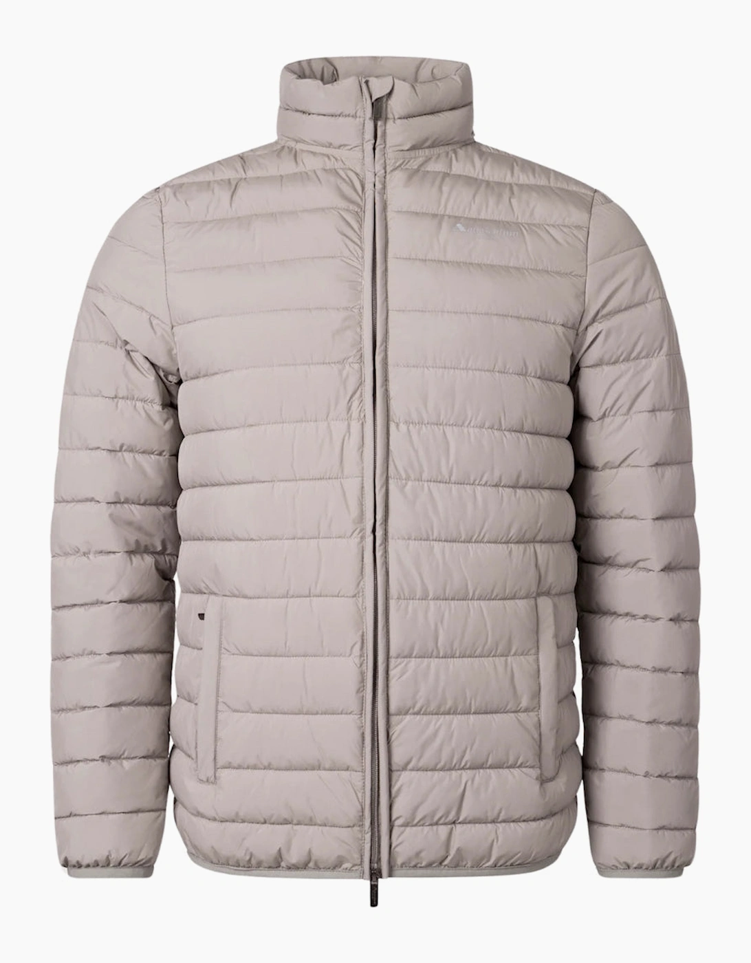 Aquascutum Men's Grey Active 100Gr Mock Neck Jacket - Size: 44/Regular