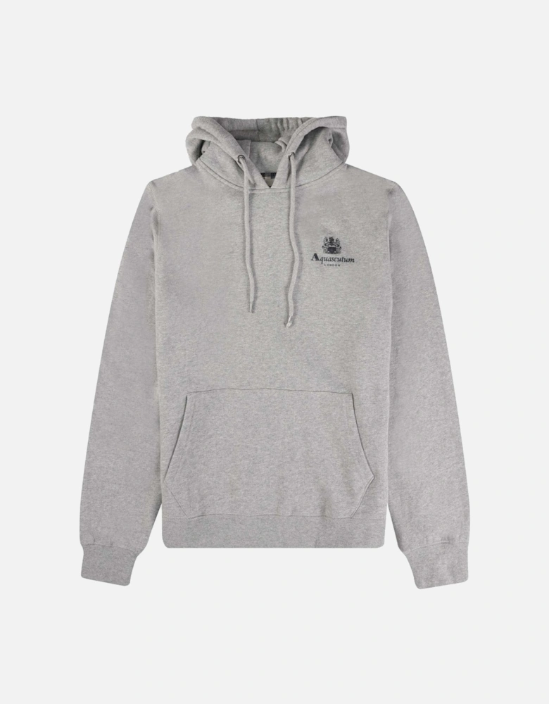 Aquascutum Active Small Logo Grey Hoodie