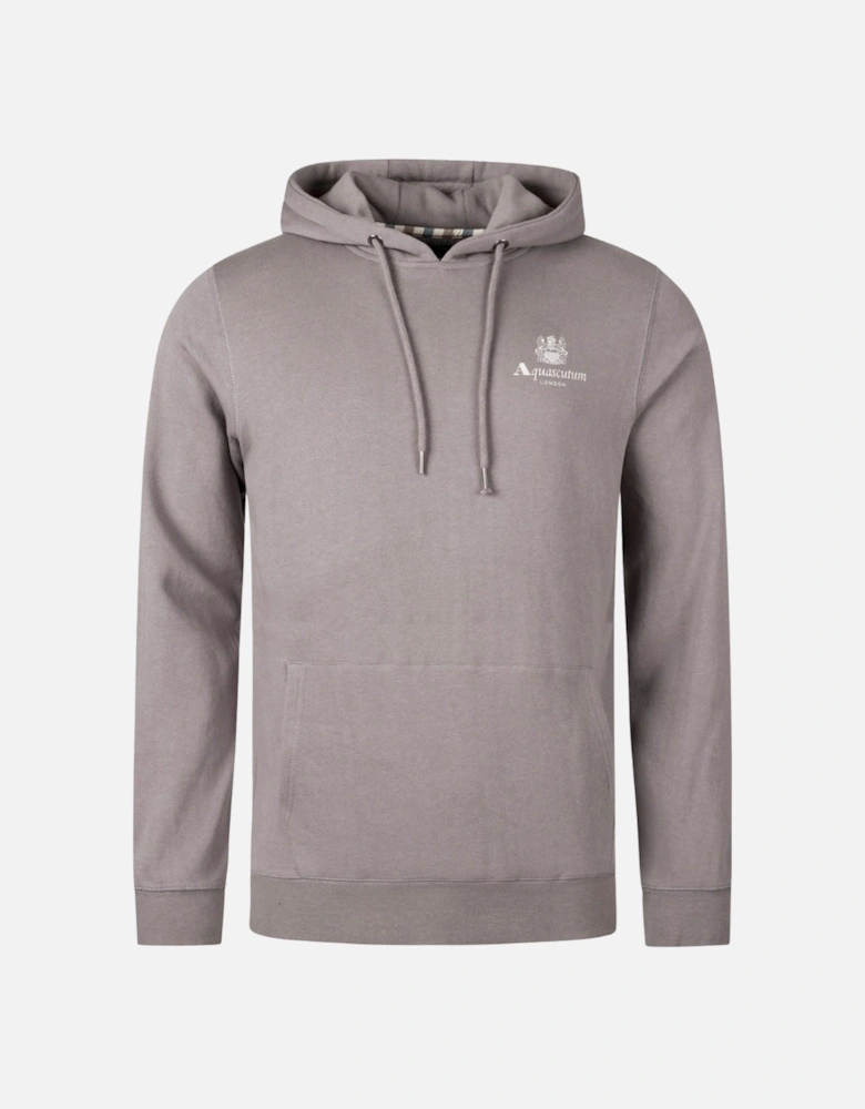 Aquascutum Active Small Logo Grey Hoodie