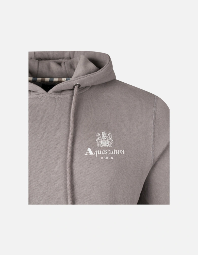 Aquascutum Active Small Logo Grey Hoodie