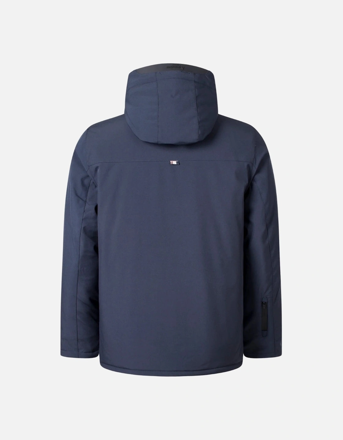 Aquascutum Active Navy Blue Shell Mid Parka Jacket