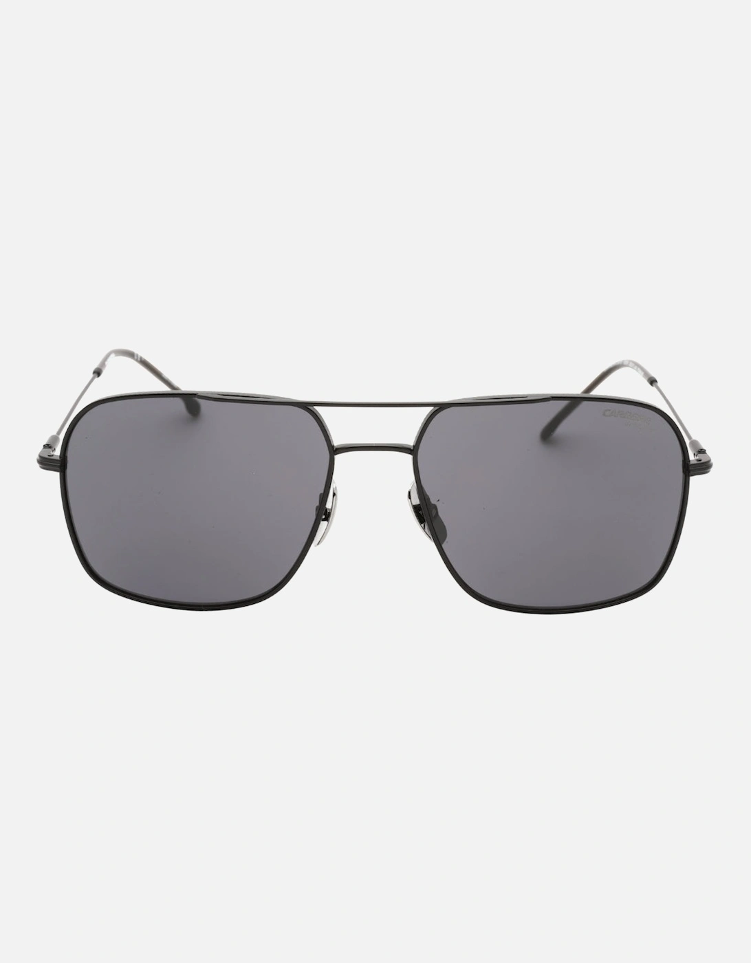 Matte Black Frame Grey Lensed Sunglasses, 3 of 2