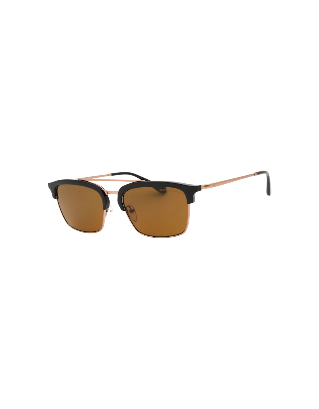 Emporio Armani Men's Brown/Dark Shiny Frame Lensed Sunglasses - Size: One Size