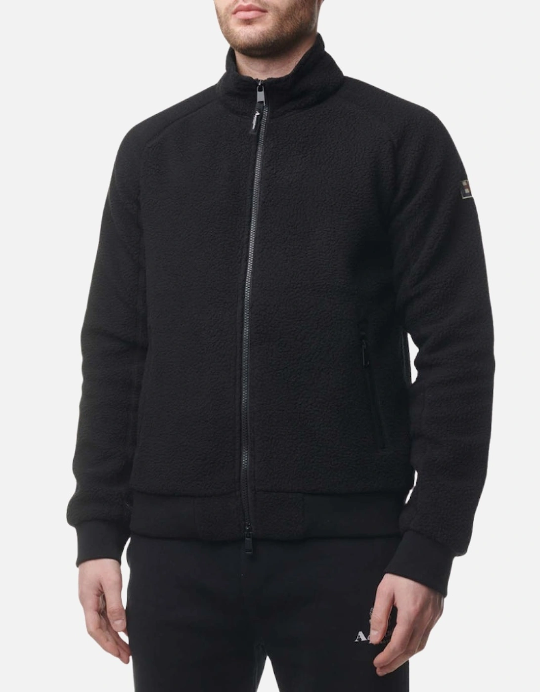 Aquascutum Active One Black Sherpa Jacket